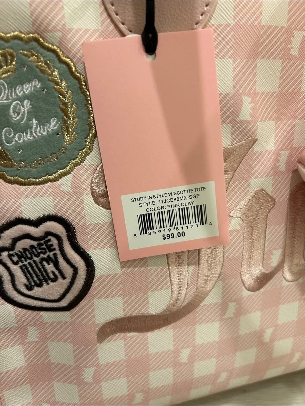 Juicy Couture Exclusive (NWT) Study In Style With Scottie Tote Bag - Picture 14 of 14